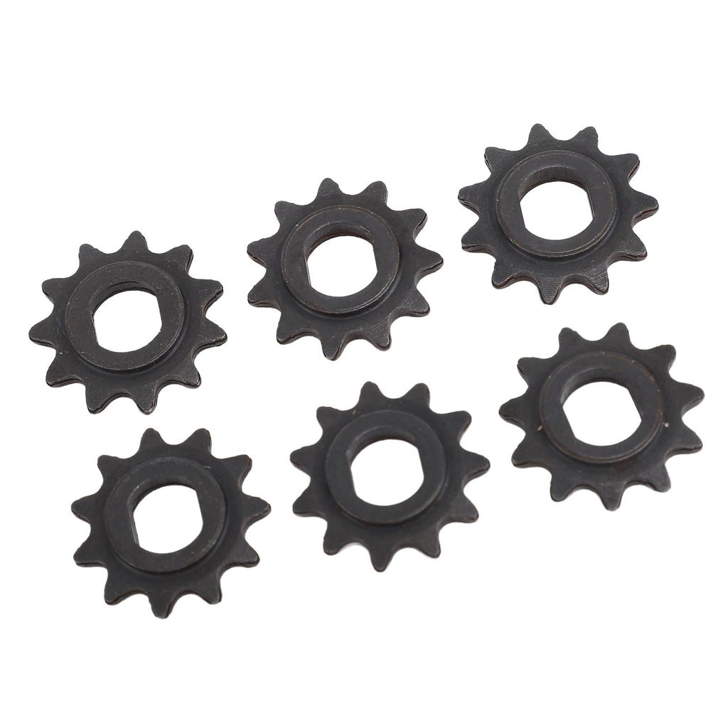 6 BUC 25H 11T Pinioane Motor 10mm Oțel Scuter Electric Motor Motor Pinion Roată Lanț cu H