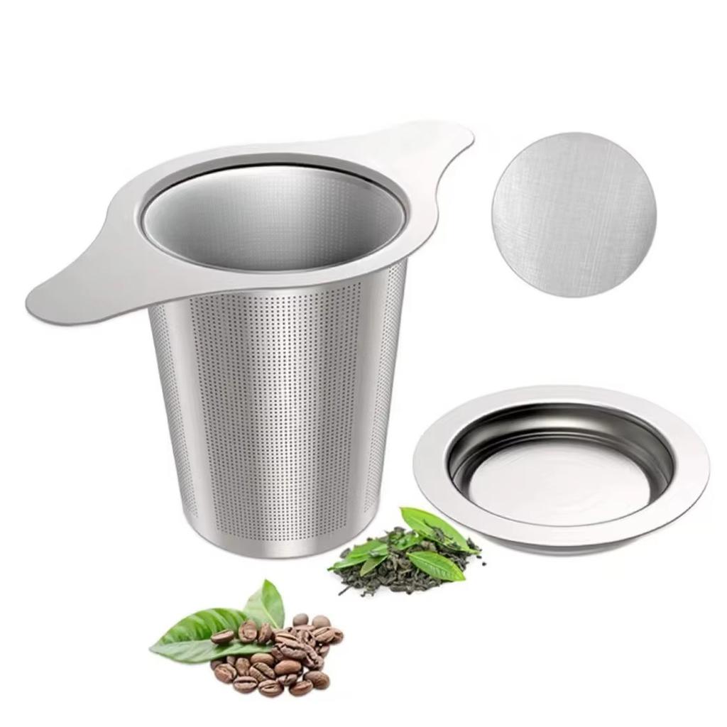 Stainless Steel Double Ear Tea Infuser Tea Strainer Filter Tea Leaf Diffuser for Cup