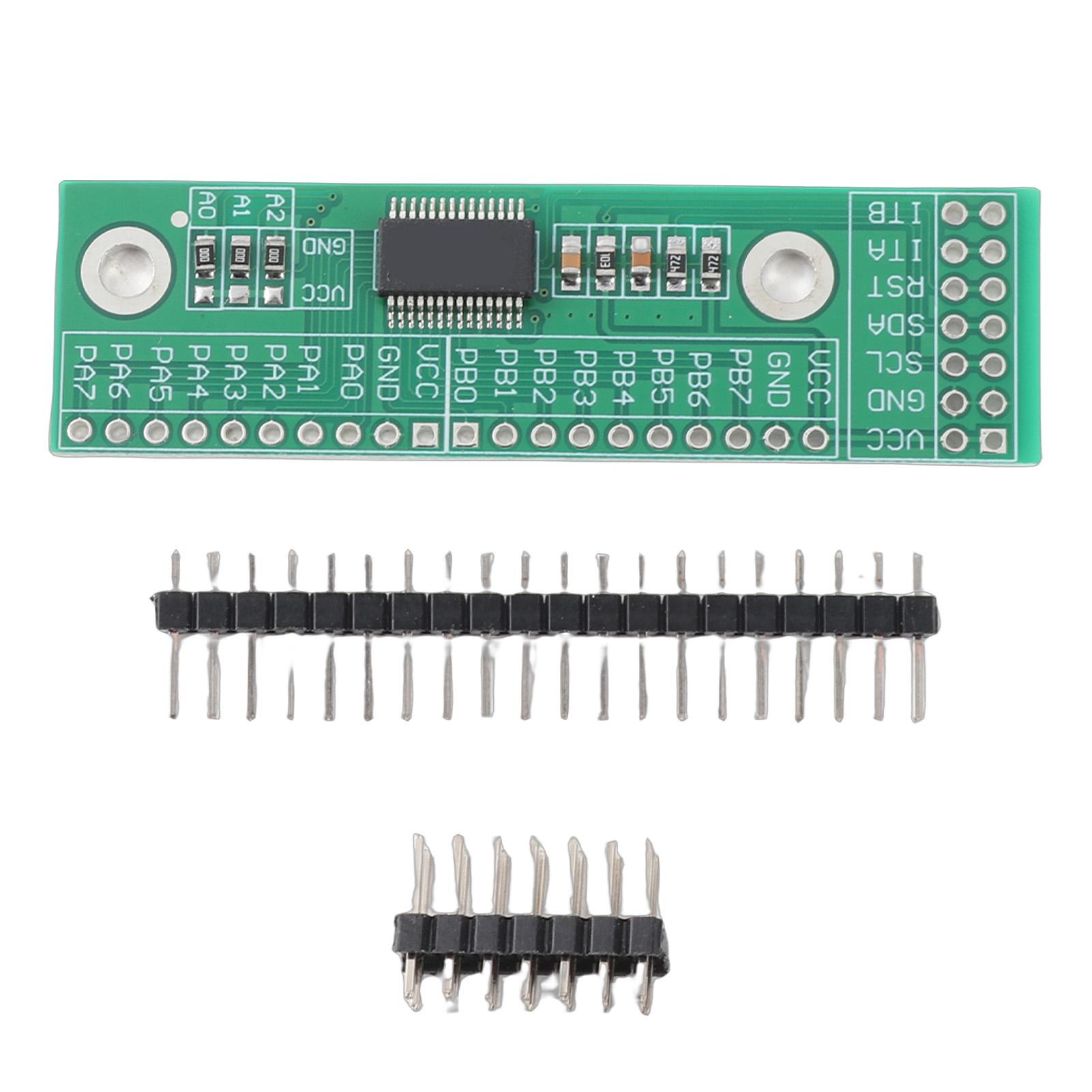 

IO Extension Module I2C Interface 16 Bit IIC Input Output Expansion Pin Board MCP23017‑E/SS I2C Interface Extension Module