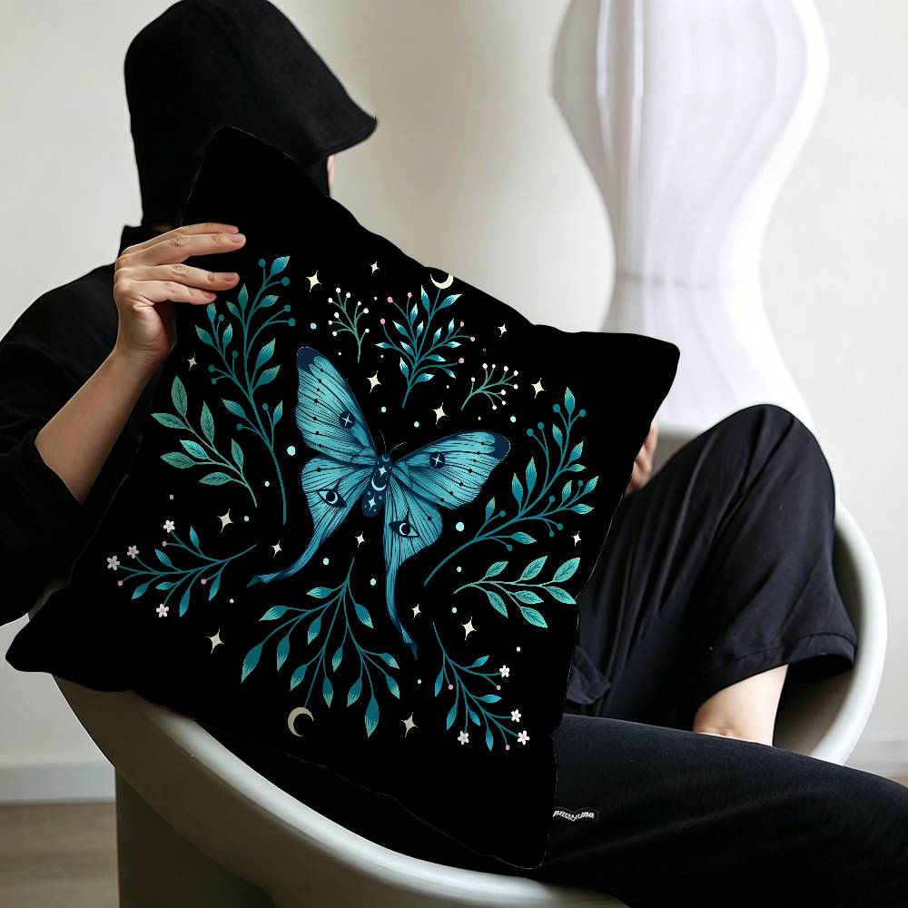 Magic Psychedelic Moon Print Pattern pillow cover sofa cushion cover home room decoration children gift