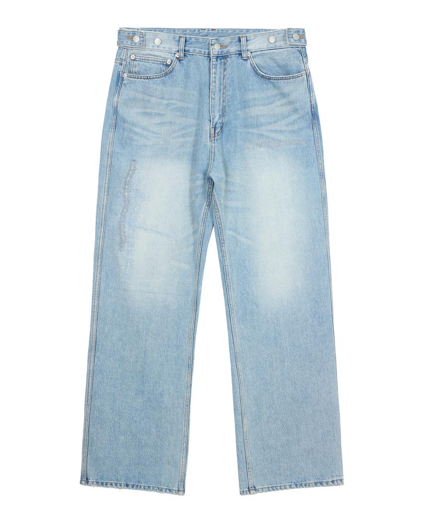 ENDOOR Distressed Repair Denim Pants (Light Blue)