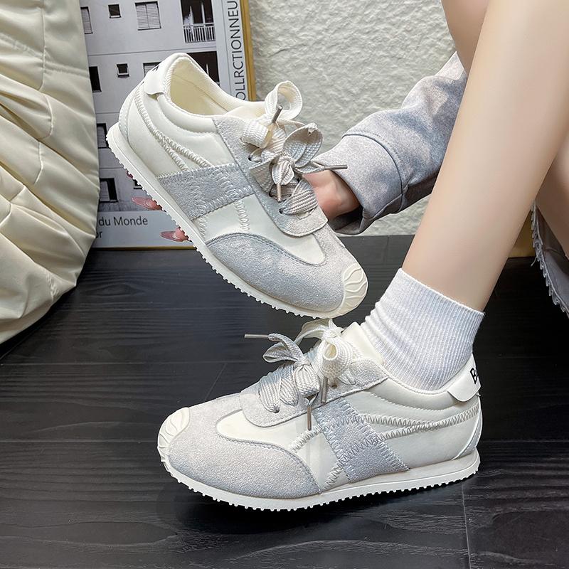 Fashion 2025 Brand Ladies Shoes Front Lace-up Women's Vulcanize Shoes Fashion Color Matching Light Best Seller Comfortable Casual Shoes