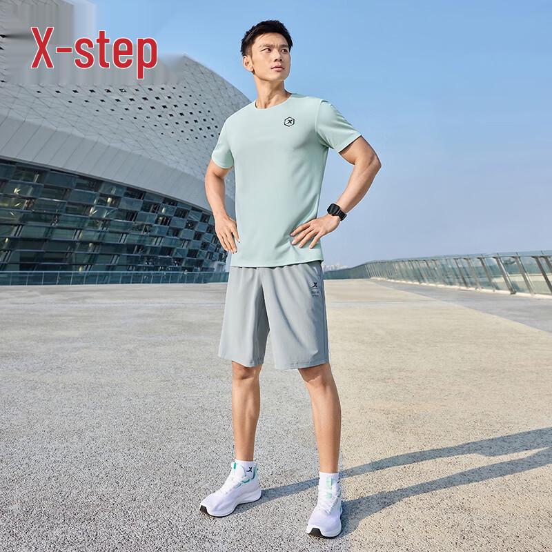 Tebu Men's Quick-Dry Ice Silk Cool Feel Sports T-Shirt