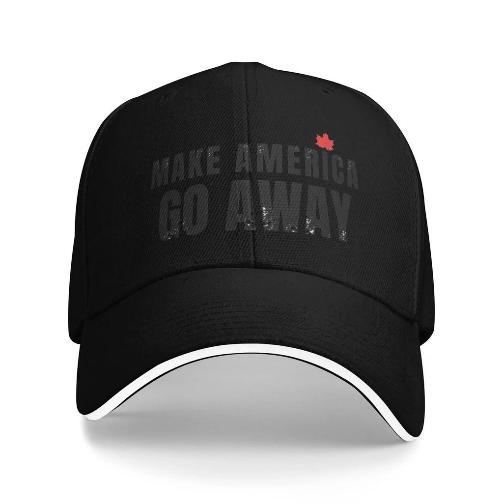 Make America Go Away Baseball Cap Tennis Skate Sun Hip Hop Hats FeUnisex Unisex Yk Funny Design Snapback Cap