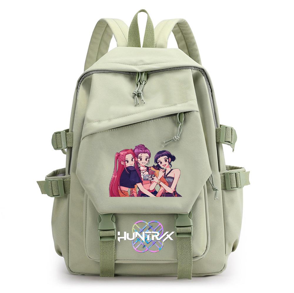 Anime K-Pop Printed Waterproof Backpack for Teen Boy Gril Schoolbag Children Student Women Large Capacity Travel Bag Kid Gift Mochila