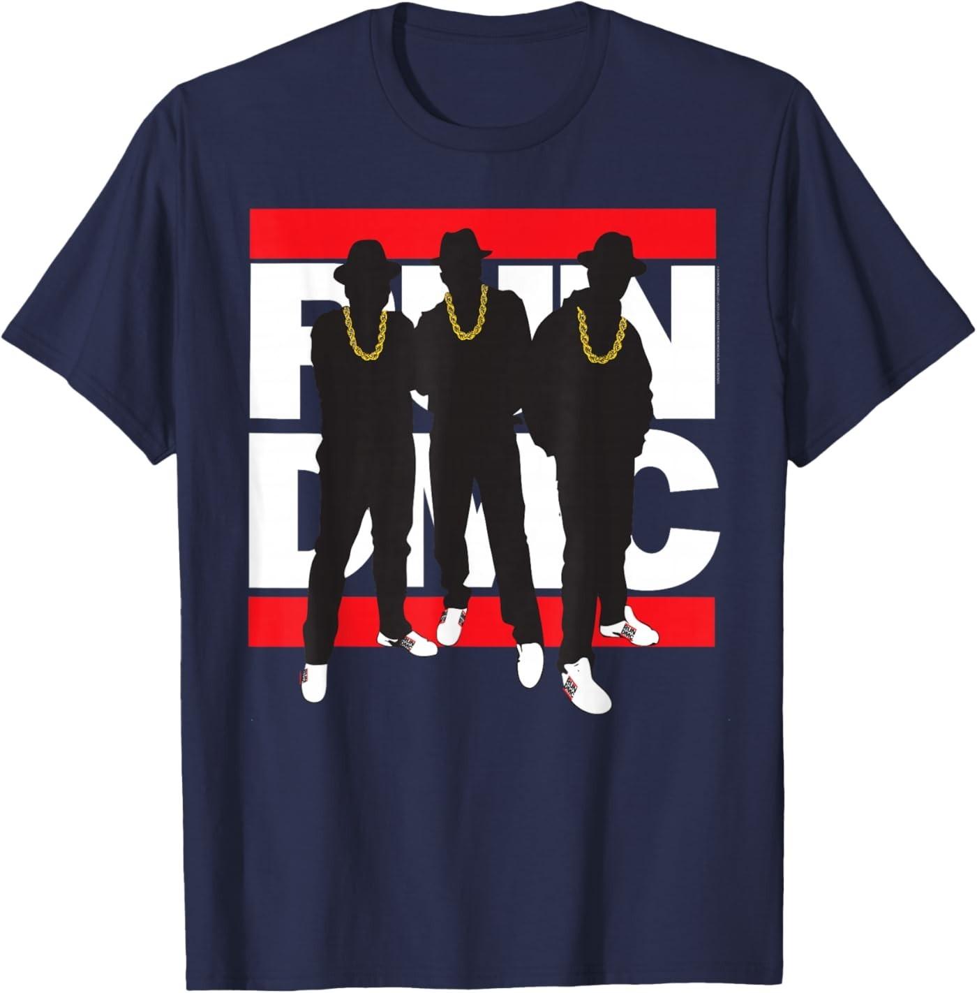 Run DMC Official Silhouette Band T-Shirt S разноцветный