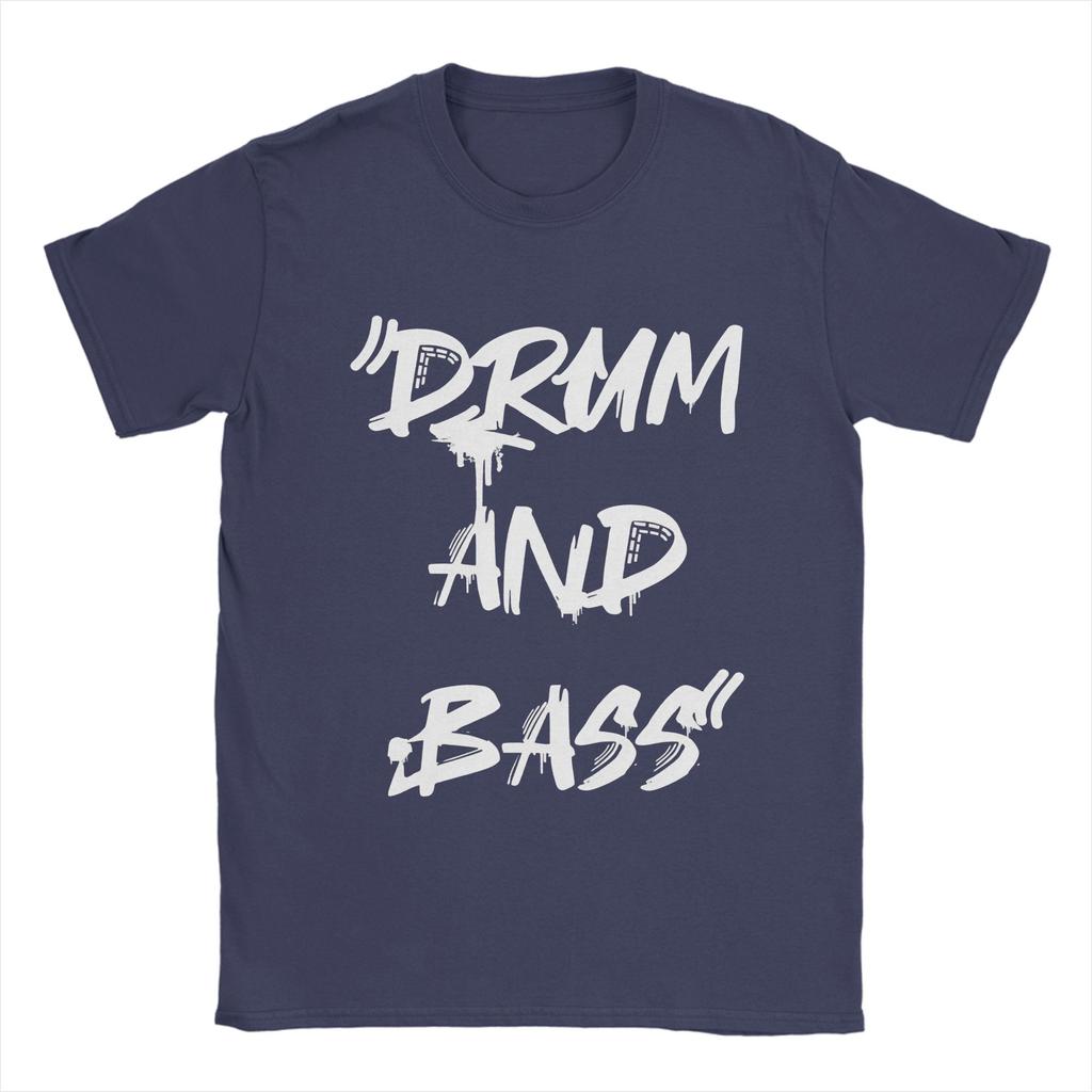 Unisex Drum And Bass Music Electronic  T Shirt  Pure Cotton Clothing Fashion Short Sleeve O Neck Tee Shirt Party TShirts