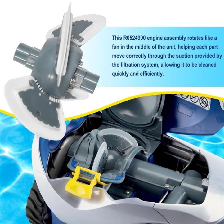 Juego de Reemplazo de Motor Limpiador de Piscina para Sistemas de Succión de Piscina MX6 MX8 Incluye Rodillos y Rodamiento