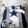 Set Copripiumino Football Americano, Set Biancheria da Letto Sportiva, Set Copripiumino Blu Navy, Regali Ispirazionali per Uomo Fidanzato Marito