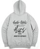 Movement Lettering Gray Hoodie Gray