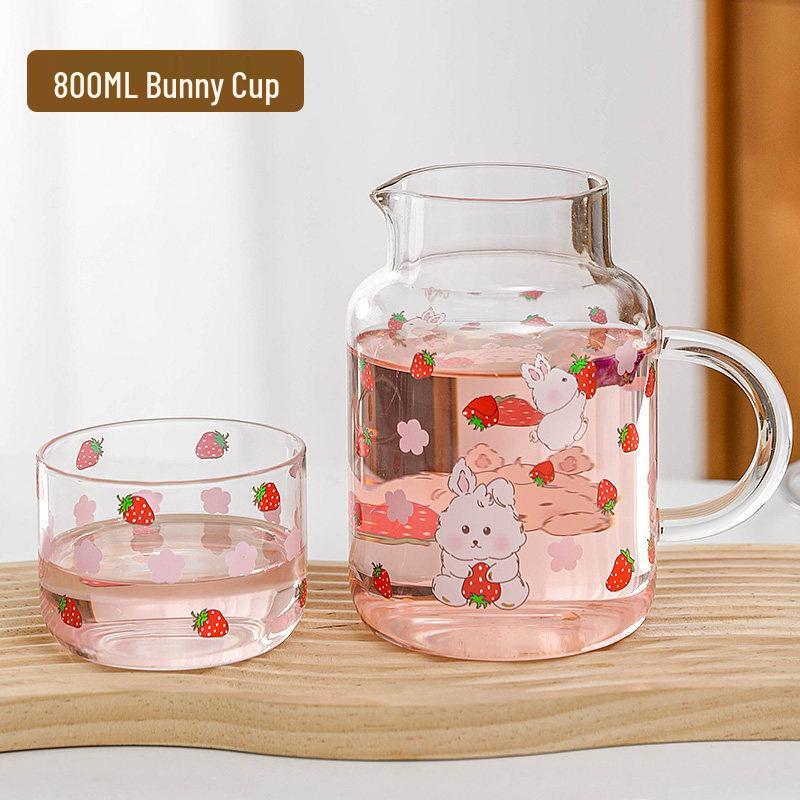 800ml Borosilicate Glass Tea  Coffee Infuser Bottle