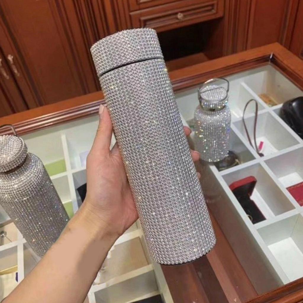 Creative Diamond Thermo Bottle Water Bottle Stainless Steel Smart Display 500ml