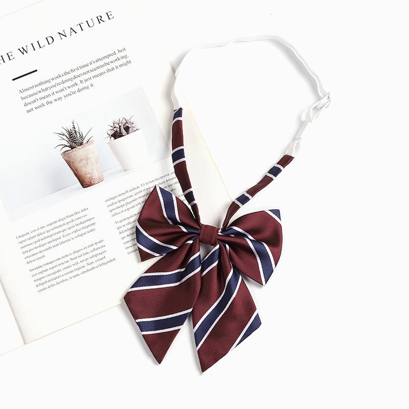 Jk Bow Tie Female Japanese College Style Red Bow Tie Shirt Accessories Bachelor Suit Feather Bow Sailor Suit Decoration