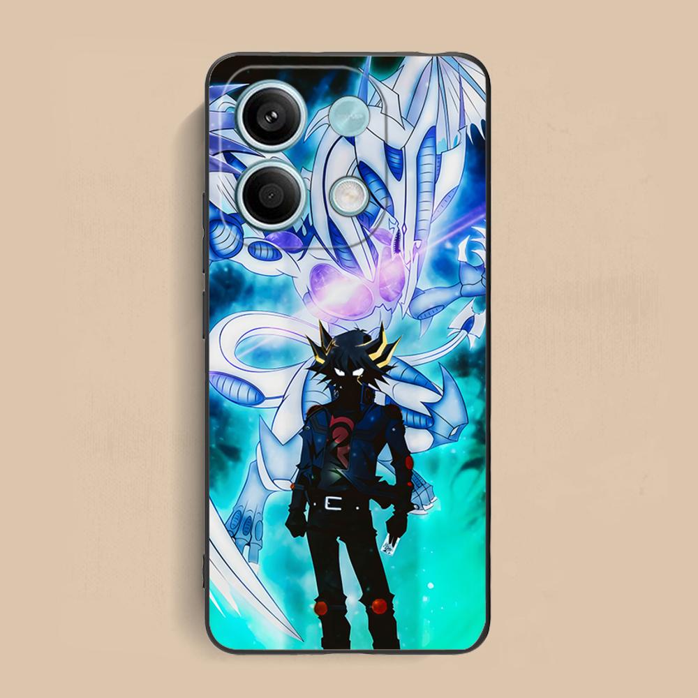 Yugioh Yusei Fudo Mobile Phone Case for Xiaomi Redmi Note 14 13 12 11 S Pro Plus 4G 5G Colorful Printing Cover Luxury Cover
