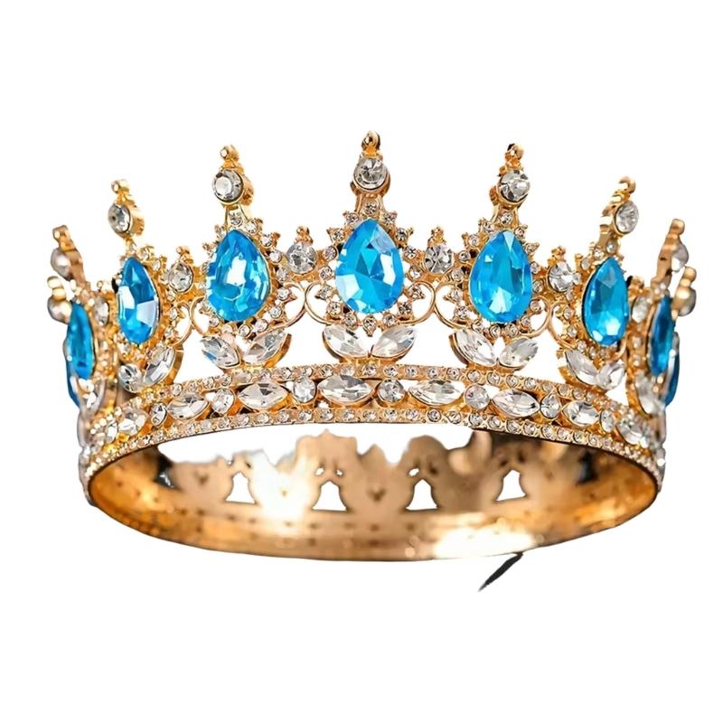Royal Inspired 8 Eye Tiaras Headpiece Attractive Dance Hair Decors Perfect For Brides Bridesmaids And Formal Event