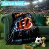 Custom Name Blanket Cincinnati Browns Legacy Blanket Bedding Blanket for Travel, Camping, Living Rooms, Offices, Sofas, Fan Christmas Gift