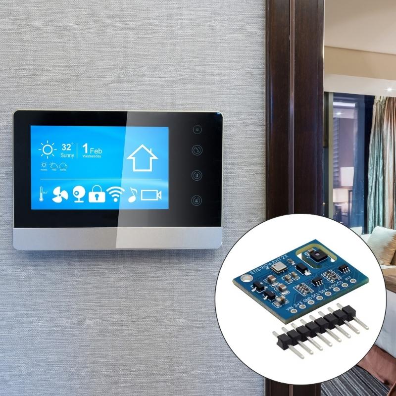 ENS160+AHT21 Kohlendioxid Luftqualitäts-Sensorik I2C-kompatibel CCS811 Ersatz Luftqualitätsüberwachungsmodul