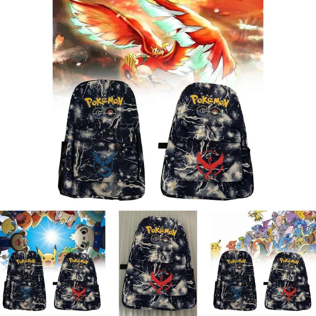 Pokmon Backpack With Waterproof Oxford Fabric For School Students