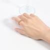 Anelli di Perline Antiansia per Donne Anello da Dito Regolabile Spinner Aperto Acciaio Inossidabile Rotante Liberamente Gioiello Antistress Regalo