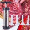 Manaul Sausage Maker Widened Tube Sausage Stuffer Meat Tool Sausage Filler  Kitchen