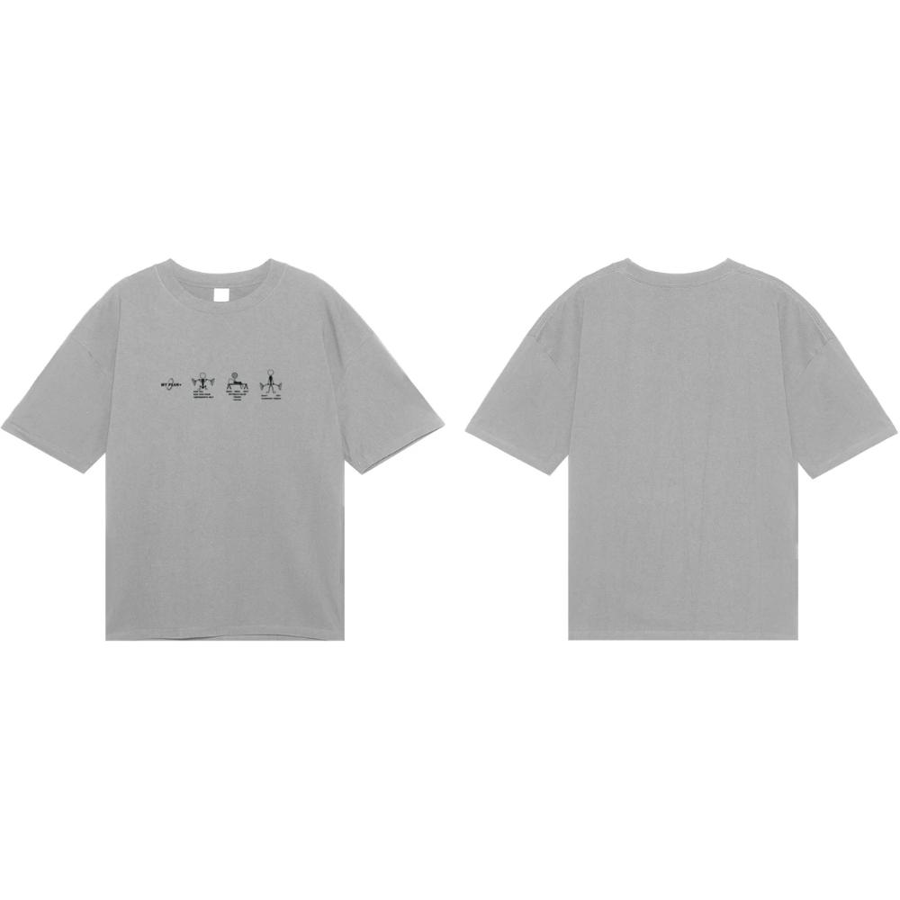 Meitmatch Leute Sommer Fitness Fitness Muskelaufbau Sport locker lässig Rundhals Herren T-Shirt Paare reine Baumwolle