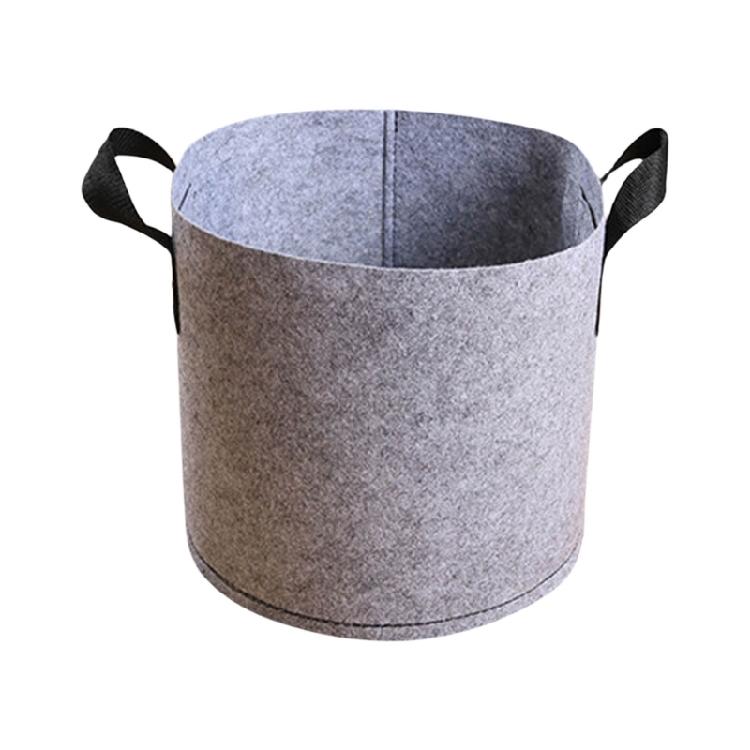 Nonwoven Fabric Grow Bags Garden Plant Pots with Handle Nonwoven Texture Suitable for Growth of Vegetables and Flowers