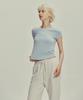 Ibanenecheu Stretch Graphic T-Shirt - Sky Blue