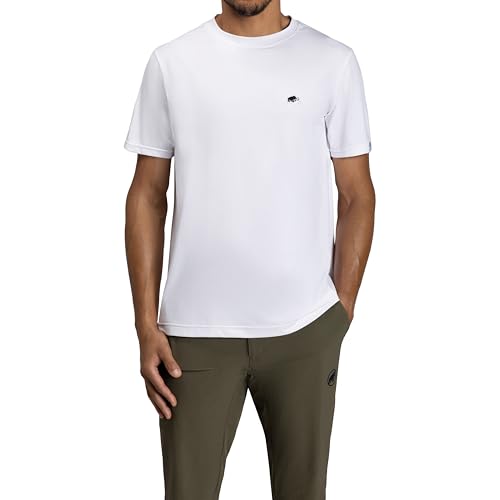 Mammut Essential Men s T-Shirt, Asian Fit, AF, 1017-05080, White, PRT1