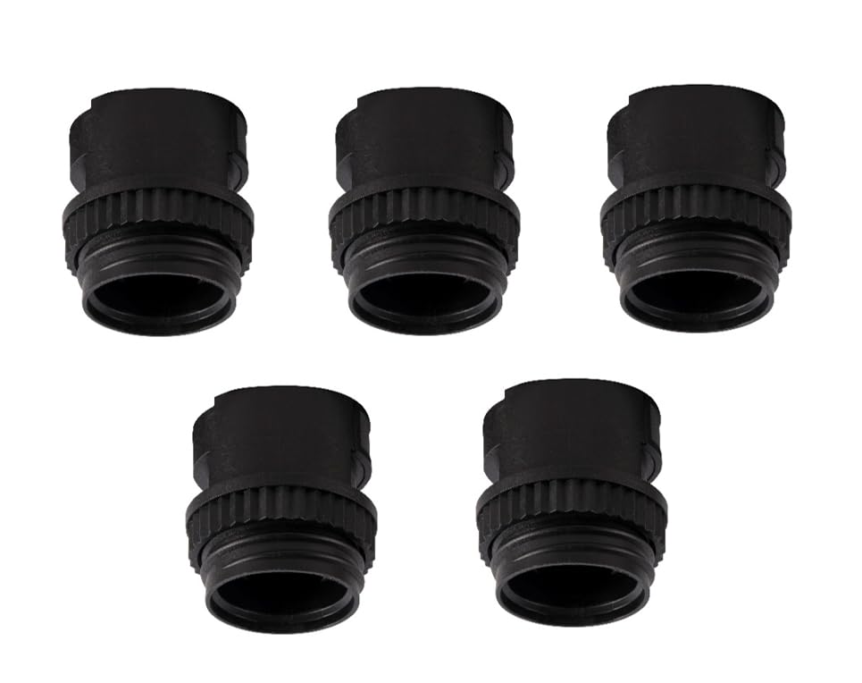 

Лебединий Електричний Патрон для Лампи Легкорейкового Транспорту (Основа E-26) Набір з 5, DUS-51-5S (Чорний)