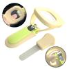 With LED Light Baby Nail Clippers Ergonomic Magnifying Glass Nail Clipper  Manicure Pedicure Tools