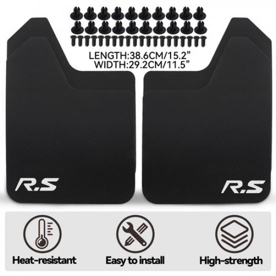 4 Universal Mud Flaps for Car Pickup Van Truck Mudflaps Splash Guards Mudguards