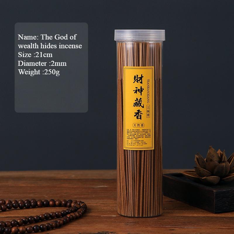 

25cm Bamboo Stick Incense Old Mountain Sandalwood Tibetan Incense Huian Agarwood Temple Worship Buddha Offering Indoor Incense god of wealth