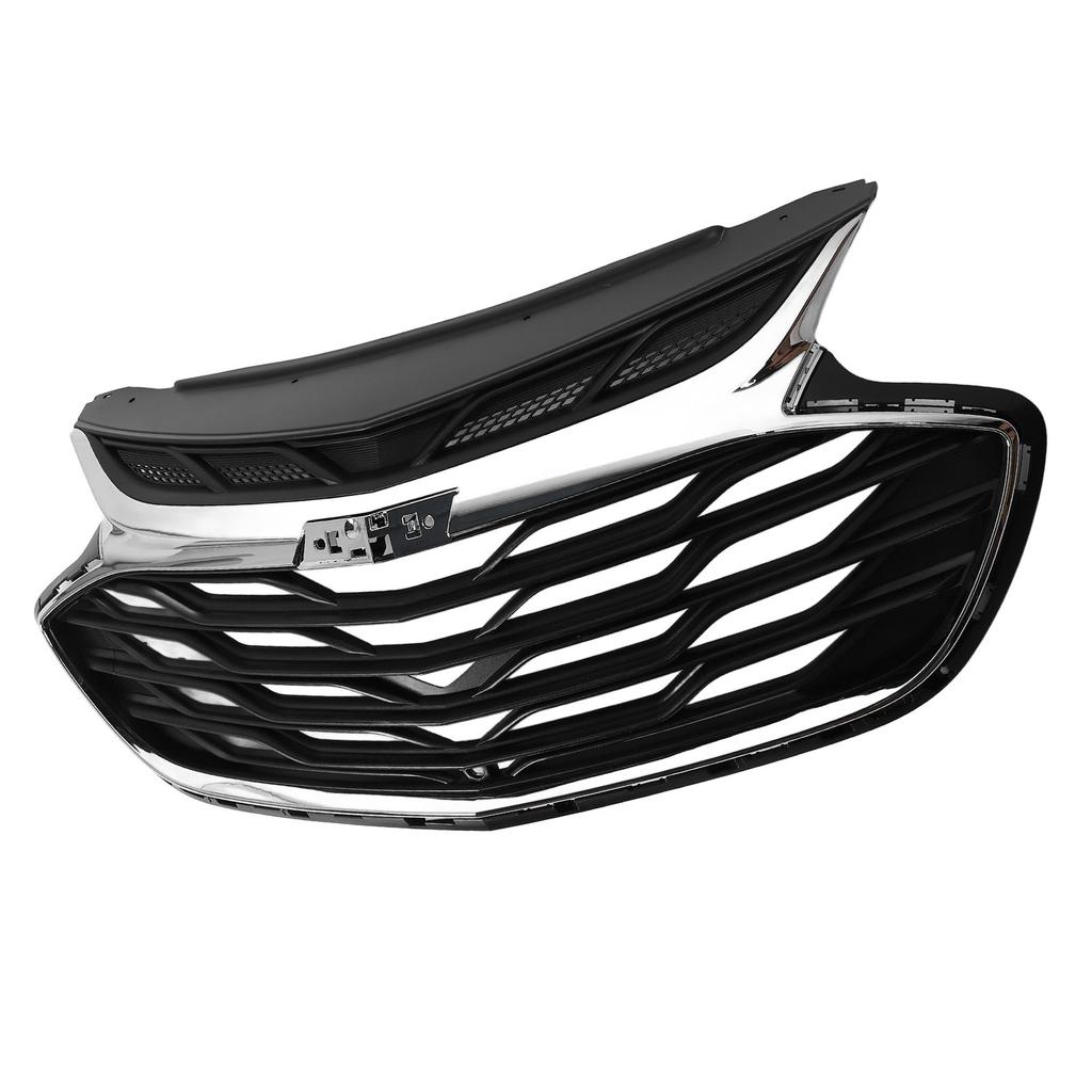Front Bumper Upper Grille 42674397 Shockproof Stylish Bumper Center Mesh Grille for Cruze L LS LT Premier J400 2019