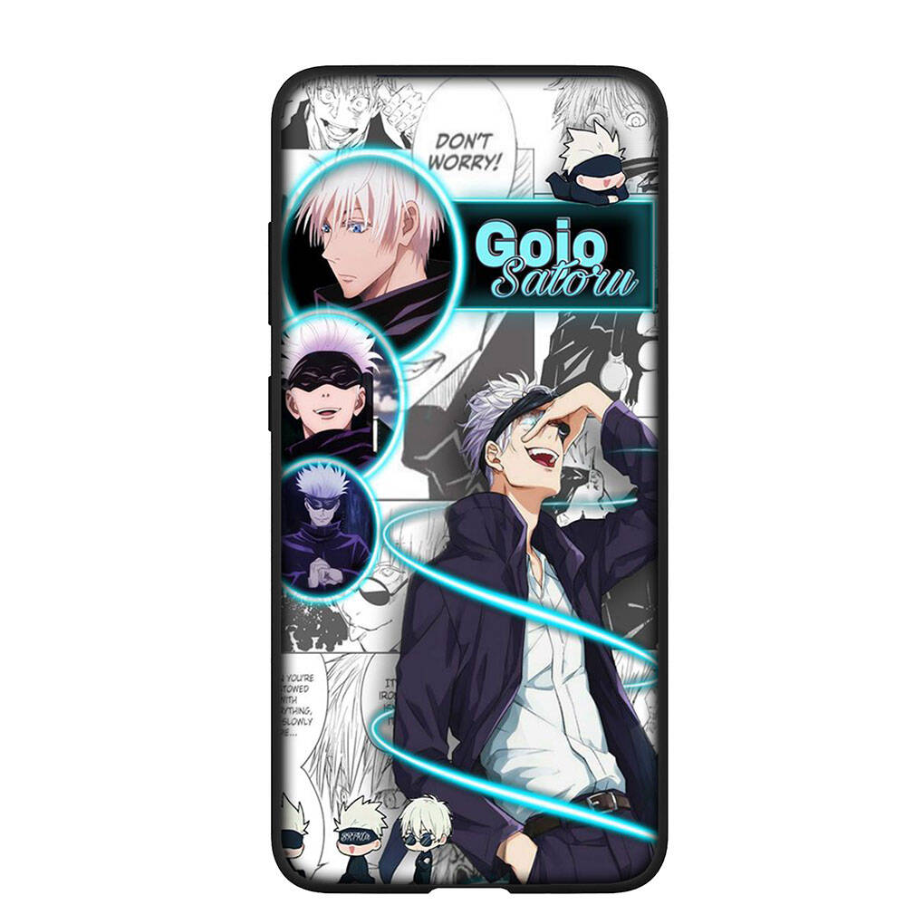 Phone Case for iPhone 17 16 15 Plus X Huawei P30 P20 Lite Redmi Note 14 12 11 13 Pro Max OPPO A60 A80 A40 A18 Cartoon Gojo Satoru Jujutsu Kaisen Cover