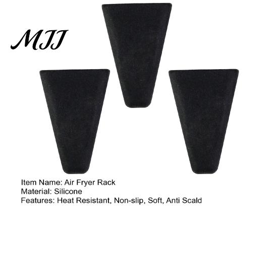 Silicone Buffer for Air Fryer Feet Rack, Triangle Heightening Pads, Heat Soft Durable Insert Resistant Non-slip Replacement Fryer, Dehydration