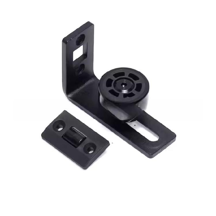 Smooth Sliding Door Guide Wheel Kit For 1/2inch - 2inch Thick Panel Vertical Rotations Design Durability Carbon Steel