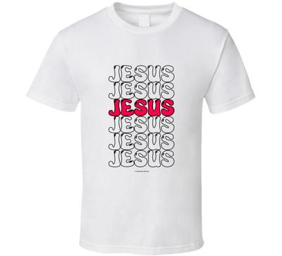 Jesus Jesus Jesus Jesus Christian Christ God Gift T Shirt