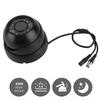 1080p CCTV Dome Camera AHD Camera Surveillance NTSC System for Bus Boat Car (Black ) Black