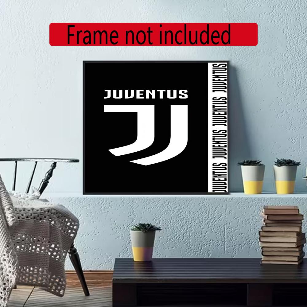 Juventus 5D Diamond Painting Round Diamond Rhinestones Mosaic Diamond Embroidery Wall Paintings Rhinestones Gift Frameless