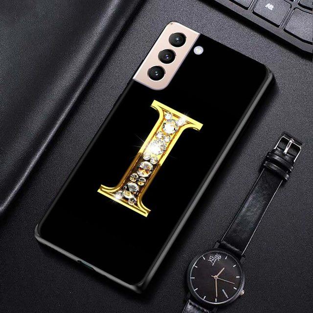 

Чехол для телефона Samsung S21 S20 Ultra S10 Plus Lite S21 S20 Fe 5g Galaxy S10e S9 S8 S7 Edge, силиконовый чехол с буквами алфавита For Samsung S21