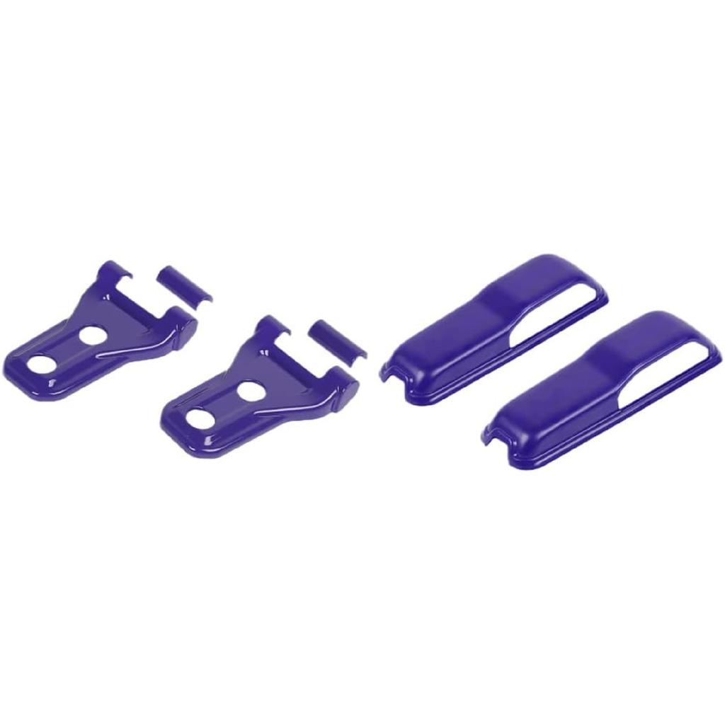 Engine Hood Hinge Cover Decor Trim Cover for 2018-2022 Jeep Wrangler JL and Gladiator JT Exterior Accessories 4PCS Purple