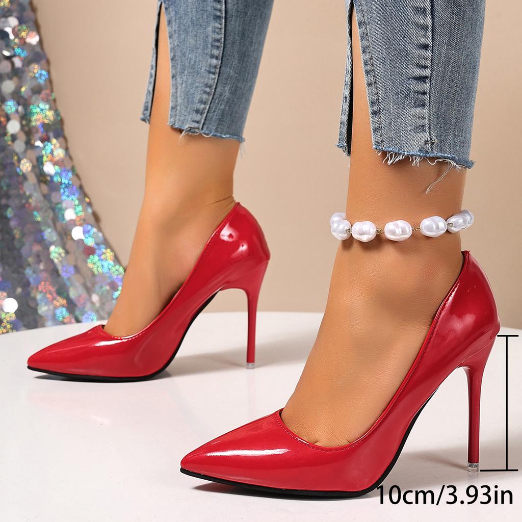 Fashion Sexy Super High Pumps 2025 Spring/autumn Fashion Solid Color Thin Heels Pointed Toe Elegant Comfortable Pumps for Women