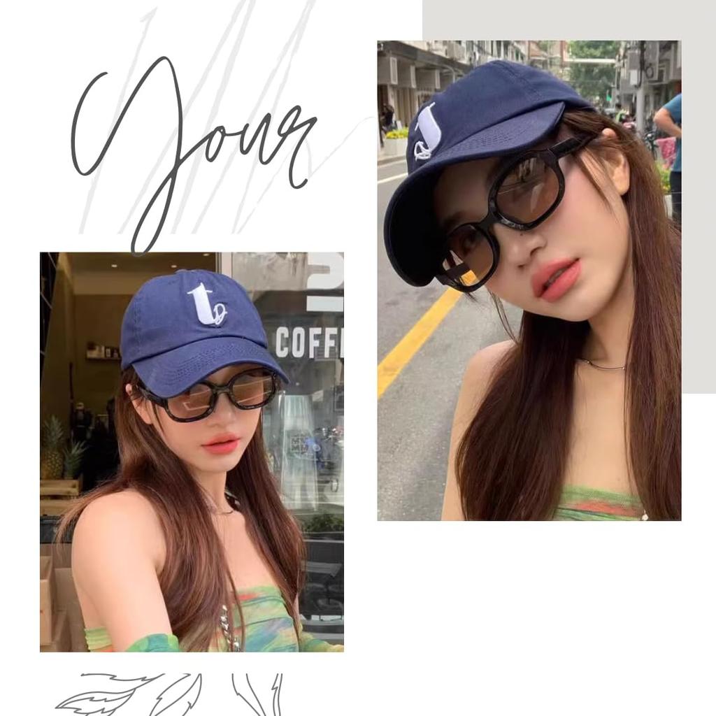 [$ole only] Sole Only Sunglasses, Oval Shape, Brown Lens, Black Lens, Gray, Retro, UV400, Stylish, Trendy Eyewear, Easy to See Through, Suitable for