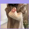 Blossom Handheld Bucket Bag For Women With Color Block Design Street Style