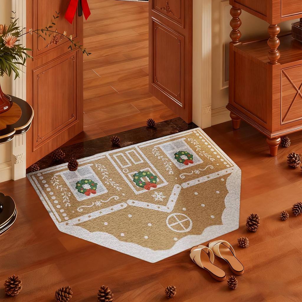 Fußmatten, schmutzabweisende Verandamatten, Weihnachtsmatten, zuschneidbare PVC-Drahtring-Fußmatten, herausnehmbare Matten für den Außenbereich