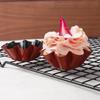 Muffin Cup Carbon Steel Egg Tart Molds Mini Non-Stick Cake Mold Reusable Creative Tartlet Baking Mold Pizza Pan