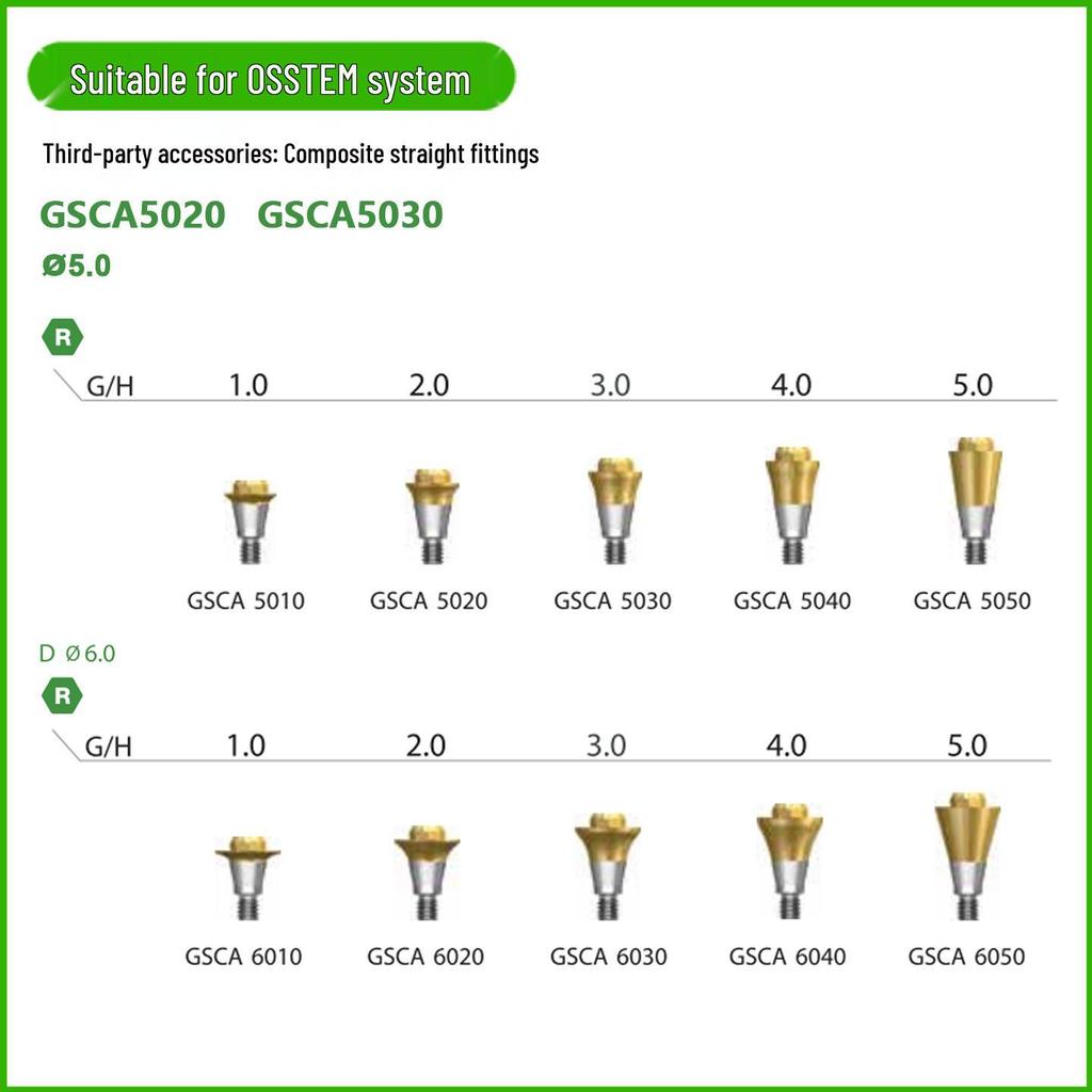 OSSTEM Dentium Composite Direct Post Core with Certificate for Immediate Restoration