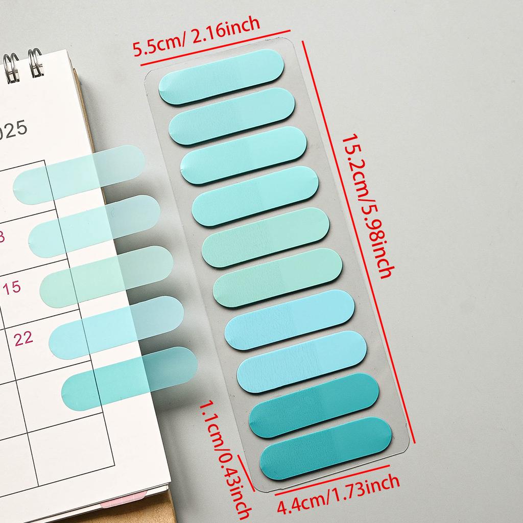 200-2400Sheets Transparent Index Creative Memo Pads Office School Stationery Self-Adhesive Stickers Posted It Sticky Note Pads