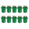 10Pcs T5 B8.5d LED Light Car Dashboard Speed Lights Bulb Cars Interior Lamp Accessories Dashboard Side Switch lamps 12V