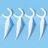 FAWNMUM Smooth Round Dental Floss Picks (500 Count)